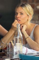 SIENNA MILLER Out for Lunch in New York 07/22/2015