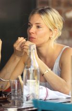 SIENNA MILLER Out for Lunch in New York 07/22/2015