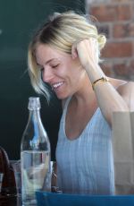 SIENNA MILLER Out for Lunch in New York 07/22/2015