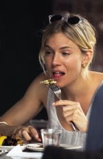 SIENNA MILLER Out for Lunch in New York 07/22/2015