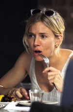 SIENNA MILLER Out for Lunch in New York 07/22/2015