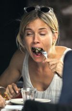 SIENNA MILLER Out for Lunch in New York 07/22/2015