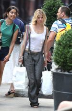 SIENNA MILLER Out Shopping in New York 07/21/2015