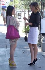 SOPHIA BUSH Out and About in Los Angeles 07/25/2015