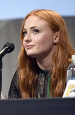 SOPHIE TURNER at Game of Thrones Panel at Comic Con in San Diego