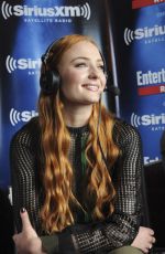 SOPHIE TURNER at SiriusXM EW Radio Channel at Comic Con in San Diego