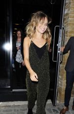 SUKI WATERHOUSE Night Out in London 07/23/2015