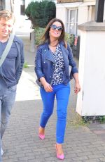 SUSANNA REID in Tight Jeans Leaves Ggood Morning Britain Studios 06/17/2015