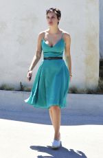 TALLULAH WILLIS Leaves a Friends House in Malibu 07/05/2015