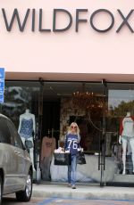 TARA REID Shopping at Wildfox in Malibu 07/01/2015