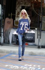 TARA REID Shopping at Wildfox in Malibu 07/01/2015
