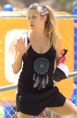 TERESA PALMER at a Park in Los Angeles