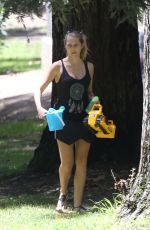 TERESA PALMER at a Park in Los Angeles