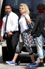 TORI KELLY Arrives at Jimmy Kimmel Live in Los Angeles 07/20/2015