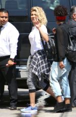 TORI KELLY Arrives at Jimmy Kimmel Live in Los Angeles 07/20/2015