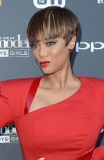 TYRA BANKS at America’s Nesxt Top Model Cycle 22 Premiere Party in West Hollywood