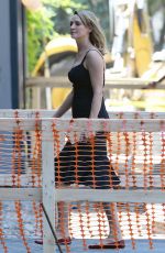 UMA THURMAN on the Set of The Brits Are Coming in New York 07/22/2015
