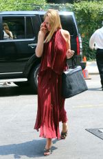 UMA THURMAN on the Set of The Brits Are Coming in New York 07/29/2015