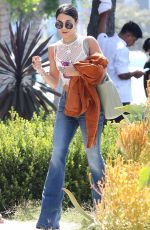 VANESSA HUDGENS Heading to Nine Zero One Salon in West Hollywood 07/16/2015