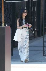 VANESSA HUDGENS Out Shopping in West Hollywood 07/22/2015