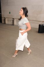 VICKY PATTISON Arrives at BBC Radio One Studios in London 07/14/2015
