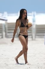 ZOE KRAVITZ in Bikini at a Beach in Miami 07/12/2015