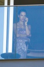 ALESSANDRA AMBROSIO at Hotel Balcony in Rio De Janeiro 08/03/2015