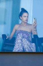 ALESSANDRA AMBROSIO at Hotel Balcony in Rio De Janeiro 08/03/2015