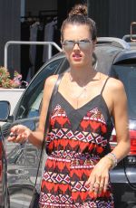 ALESSANDRA AMBROSIO Out and About in Brentwood 08/27/2015
