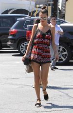ALESSANDRA AMBROSIO Out and About in Brentwood 08/27/2015