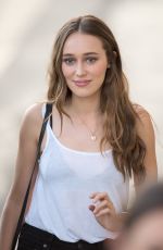 ALYCIA DEBNAM-CAREY Arrives at Jimmy Kimmel Live 08/27/2015