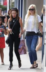 AMANDA BYNES Shopping at Nasty Gal in West Hollywood 08/25/2015