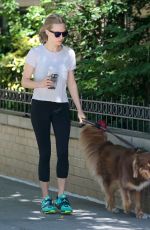 AMANDA SEYFRIED and Finn Out in New York 07/31/2015