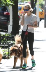 AMANDA SEYFRIED and Finn Out in New York 07/31/2015
