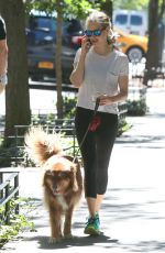 AMANDA SEYFRIED and Finn Out in New York 07/31/2015