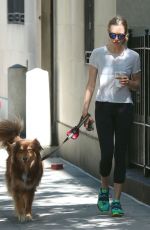 AMANDA SEYFRIED and Finn Out in New York 07/31/2015