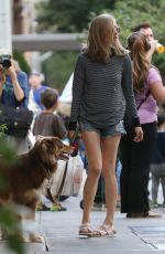 AMANDA SEYFRIED and Her Dog Finn Out in New York 08/27/2015
