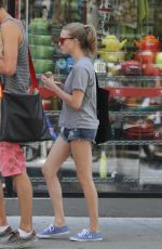AMANDA SEYFRIED in Jeans Shorts Out in New York 08/12/2015