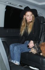 AMBER HEARD Night Out in London 08/25/2015