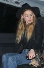 AMBER HEARD Night Out in London 08/25/2015