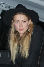 AMBER HEARD Night Out in London 08/25/2015