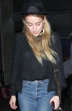 AMBER HEARD Night Out in London 08/25/2015