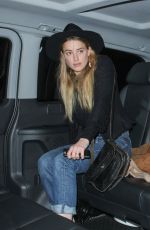 AMBER HEARD Night Out in London 08/25/2015