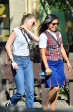 AMBER HEARD Out and About at Disneyland in Anaheim 08/27/2015
