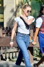 AMBER HEARD Out and About at Disneyland in Anaheim 08/27/2015