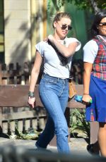 AMBER HEARD Out and About in Disneyland in Anaheim 08/27/2015