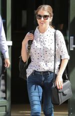 ANNA KENDRICK Leaves Her Hotel in New York 08/14/2015