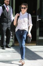 ANNA KENDRICK Leaves Her Hotel in New York 08/14/2015