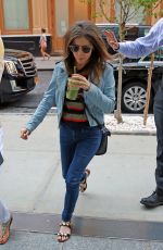 ANNA KENDRICK Leaves Starbucks in New York 08/13/2015