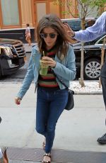 ANNA KENDRICK Leaves Starbucks in New York 08/13/2015